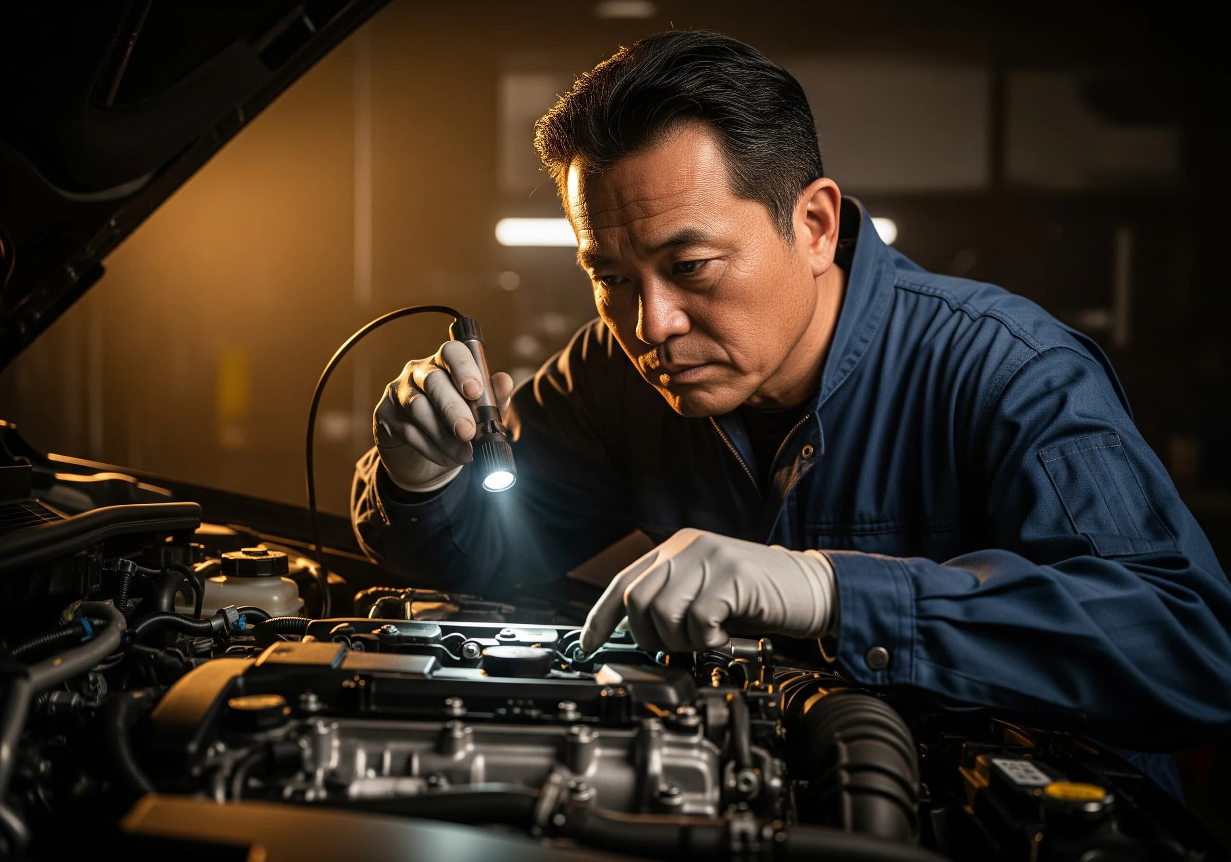 Vehicle prepared for export after maintenance